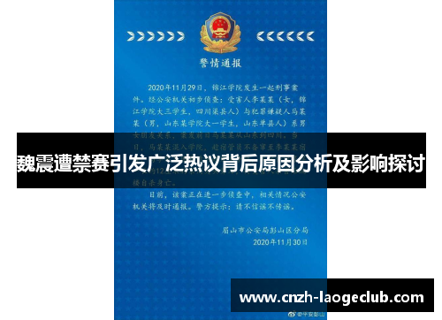 魏震遭禁赛引发广泛热议背后原因分析及影响探讨